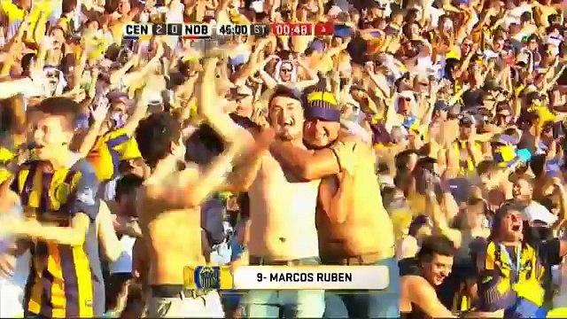Gol de Ruben. Central 2 - Newells 0. Fecha 2. Primera División 2015.
