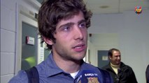 Sergi Roberto: “Hemos hecho un gran partido”