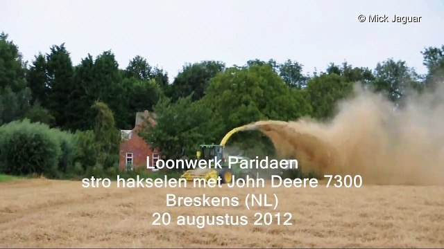 Loonbedrjf Paridaen John Deere 7300 stro hakselen