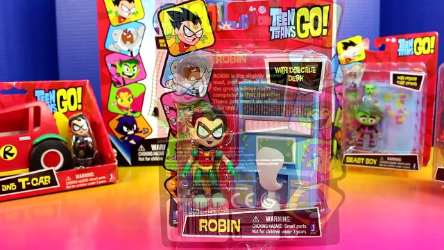 Teen Titans GO T-Tower Cyborg ROBIN BEAST BOY RAVEN DC COMICS