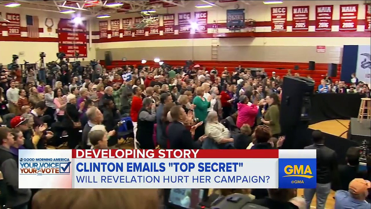 Hillary Clintons Campaign Faced With More Email Controversy