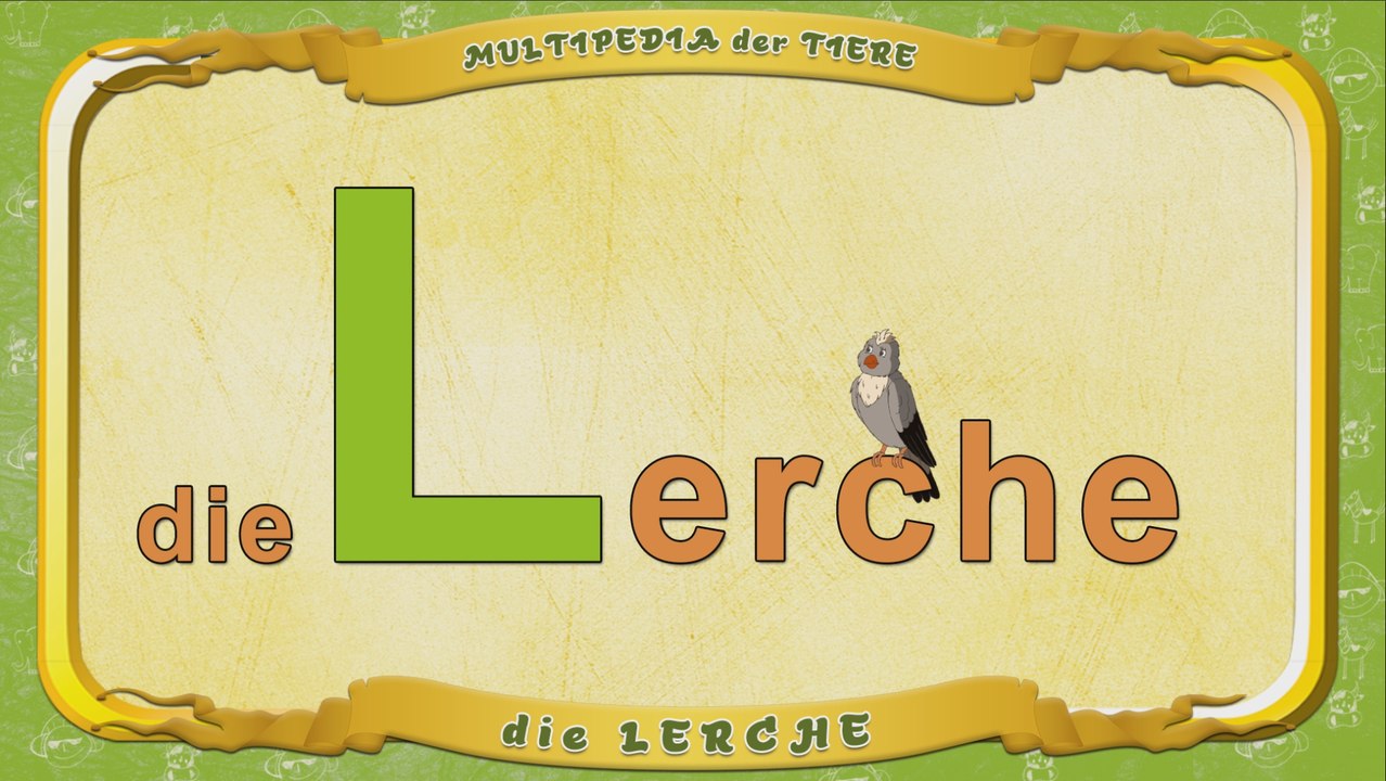 Multipedia der Tiere. Buchstabe L - die Lerche