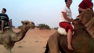 Our ride on Joe Camel in Lampoul