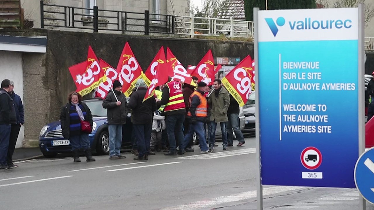 Manifestation Vallourec et Akers à Aulnoye-Aymeries: le discours de Michel Coupez, CGT Aulnoye