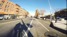 Bike crash NYC. My first Gopro video!