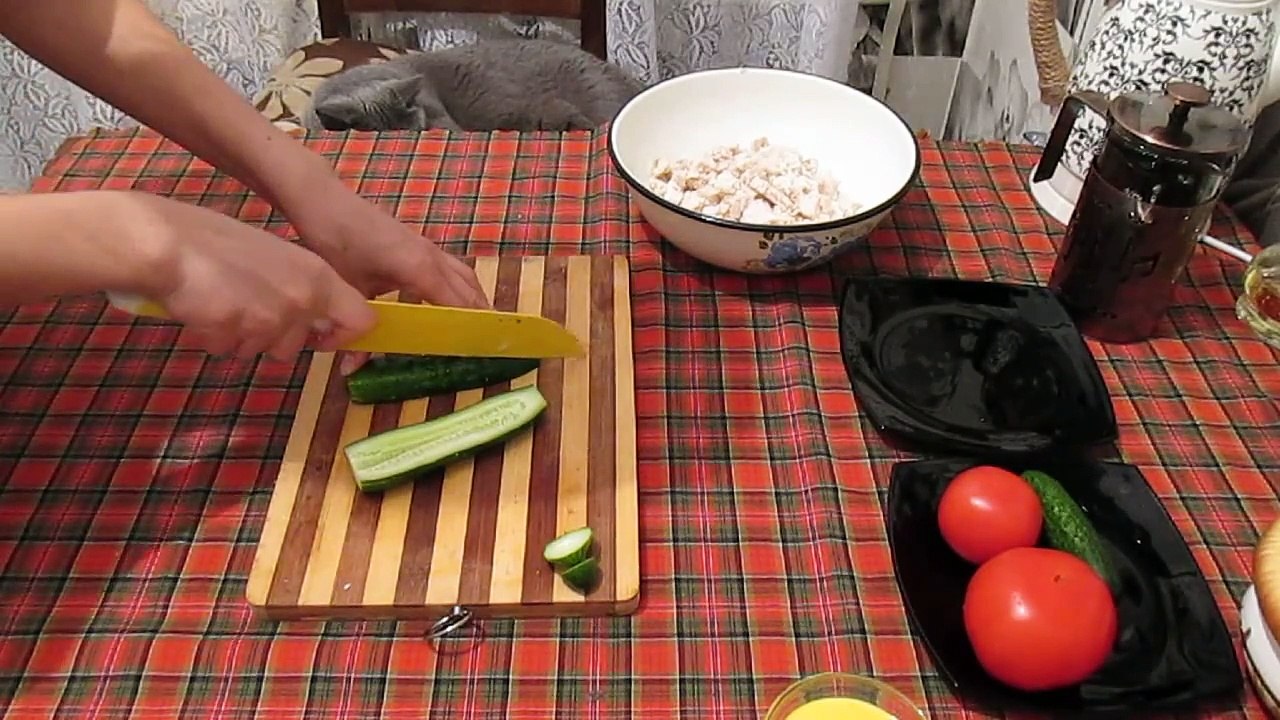 салат с грибами #Рецепты SMARTKoK