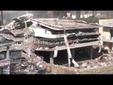 Report TV - Sarandë, shembet me shpërthim të kontrolluar ndërtesa 4-katëshe