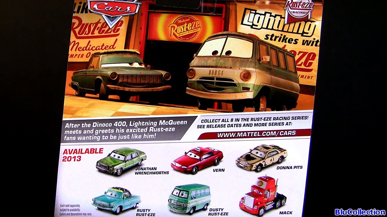 Mack Semi Truck CARS 2 Deluxe Edition 2013 Rust-eze Racing Mattel Pixar trucks review Caminhões