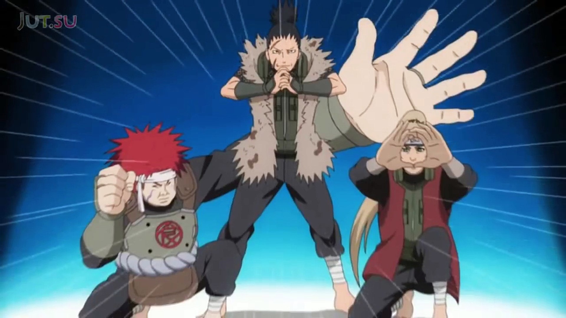 ⁣История прошлых Ино-Шика-Чо от Школы техник Наруто