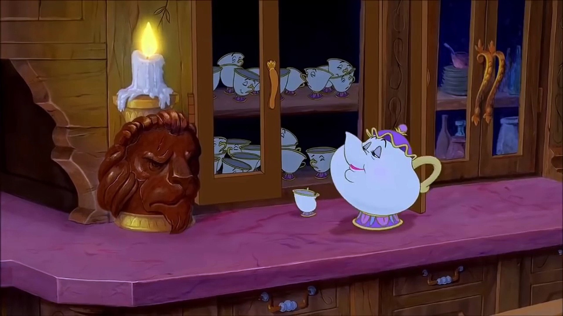 Beauty And The Beast Belle Meets Lumiere Hd Video Dailymotion
