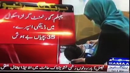 Dengue Spray in Girls School Jhelum