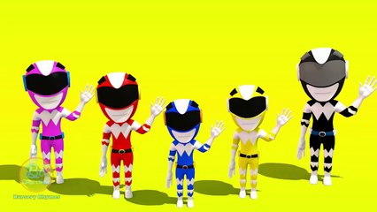 Power Rangers Finger Family | Nursery Rhymes | 3D Animation In HD From Binggo Nursery Rhym