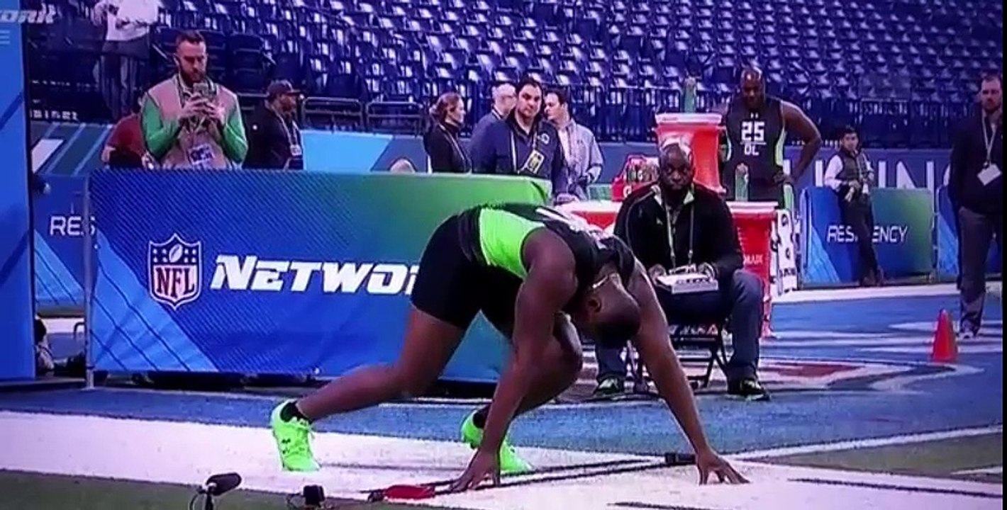 Top Sports Chris Jones NFL Combine flub - Sports Line
