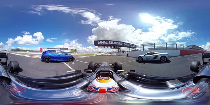 WOOW!!! Формула 1 в 360 градусов! Панорамное сферическое видео на скорости!