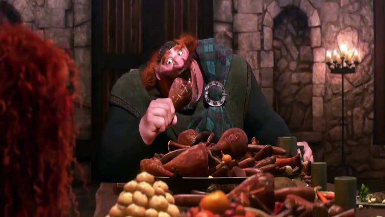 Brave - Dinner Scene HD