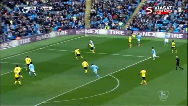 Manchester City 1-0 Aston - Villa Yaya Touré Goal 05.03.2016 HD