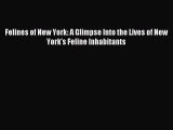 Read Felines of New York: A Glimpse Into the Lives of New York's Feline Inhabitants Ebook Free
