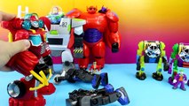 Imaginext Robot Wars with Big Hero 6 Baymax Toy Story Buzz Lightyear Joker Transformers 2nd annual