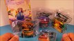 2013 CLOUDY WITH A CHANCE OF MEATBALLS 2 SET OF 4 HARDEES KIDS MEAL MOVIE TOYS VIDEO REVIEW