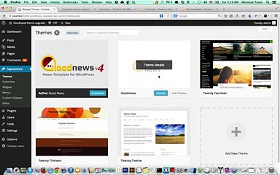 Upgrade fall back functions - Theme- Goodnews