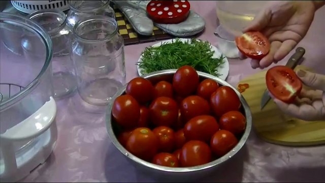 Помидоры дольками на зиму