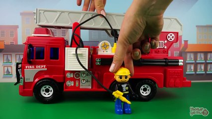 Мультик про пожарную машинку. Развивающий мультик для детей о пожарных и спецтехники. DaesungToys