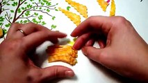 Украшения из сыра! Веер! Decoration of cheese! (2)