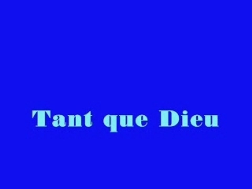 Soprano tant ke dieu