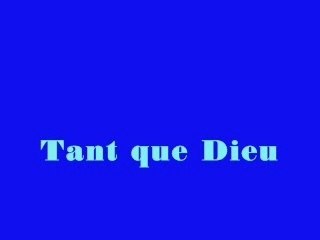 Soprano tant ke dieu