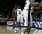Lebron dunks over Duncan