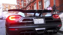 Full Carbon Arab Agera R In London Flame, Accelerations, Driving Sounds and Start