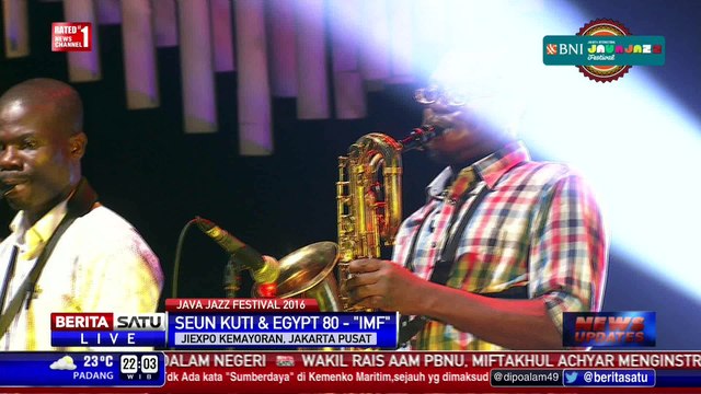 Penampilan Seun Kuti and Egypt 80 di Java Jazz