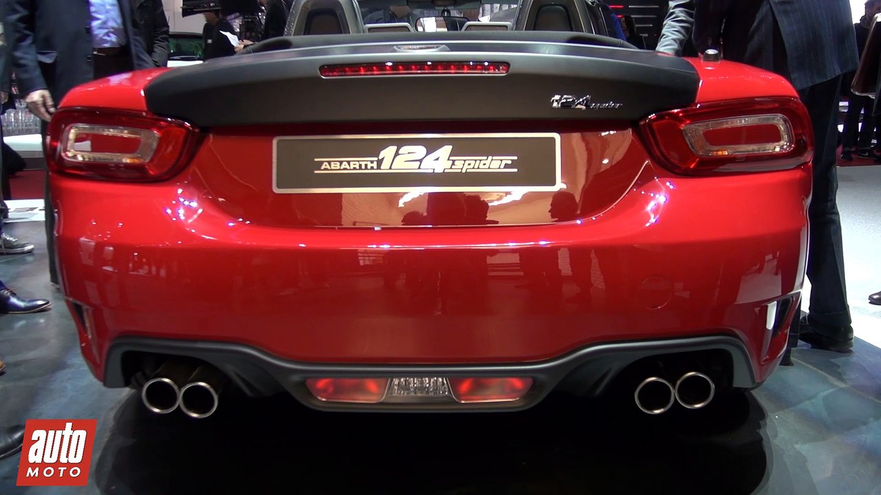 Abarth 124 Spider GENEVE 2016 : toutes les infos sur le roadster italien. Prix, date de sortie... [VIDEO]