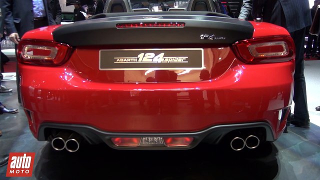 Abarth 124 Spider GENEVE 2016 : toutes les infos sur le roadster italien. Prix, date de sortie... [VIDEO]