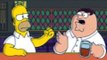 Peter Griffin VS Homer Simpson -Epic Rap Battles Of Cartoon History