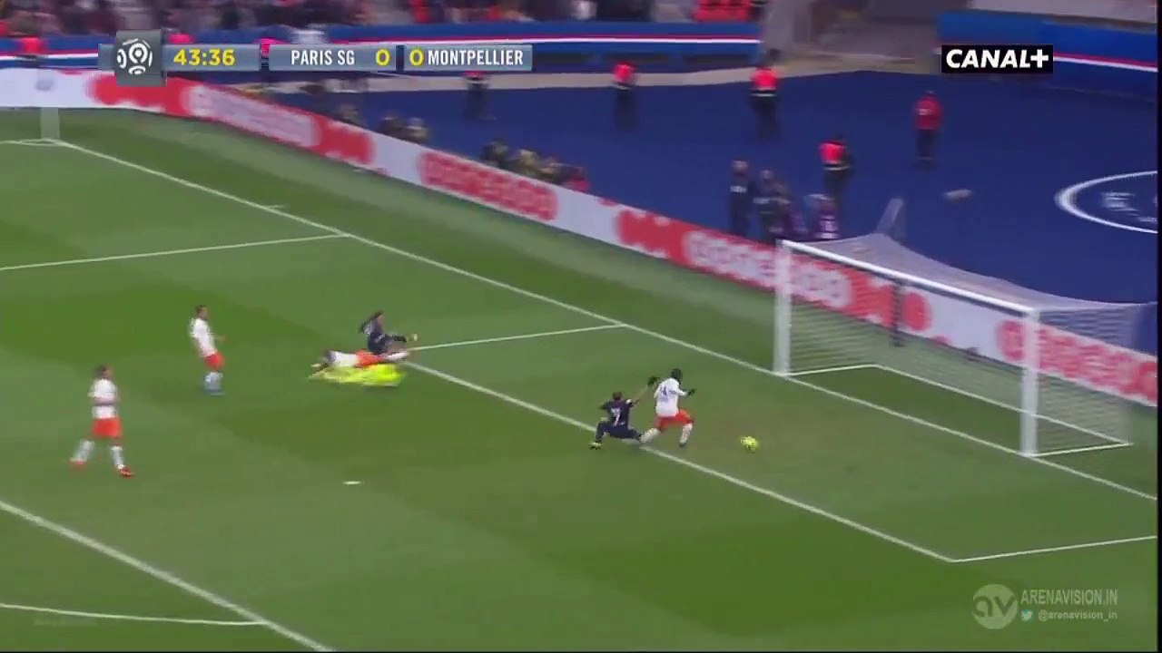 Ángel Di Maria Super 1 on 1 Chance HD - PSG v. Montpellier 05.03.2016 HD