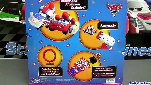 Mater the Greater Stunt Playset with Daredevil Lightning McQueen Disney CARS TOON Cannonball Pixar