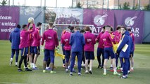 FC Barcelona training session: Before the trip to face Eibar