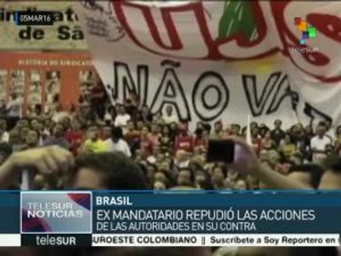 Brasil: movimientos sociales y políticos manifiestan su apoyo a Lula