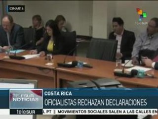 Denuncian injerencia de embajada de EE.UU. en Costa Rica