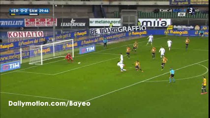 Lazaros Goal HD - Verona 0-3 Sampdoria - 05-03-2016