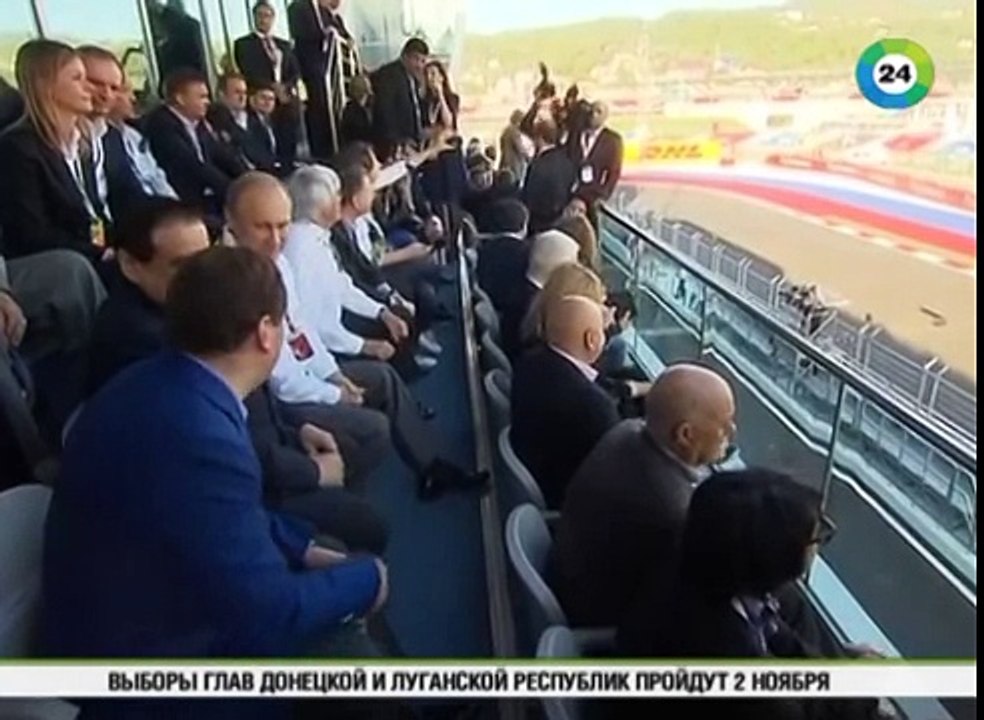 Путин наградил победителя сочинского этапа «Формулы-1» Хэмилтона