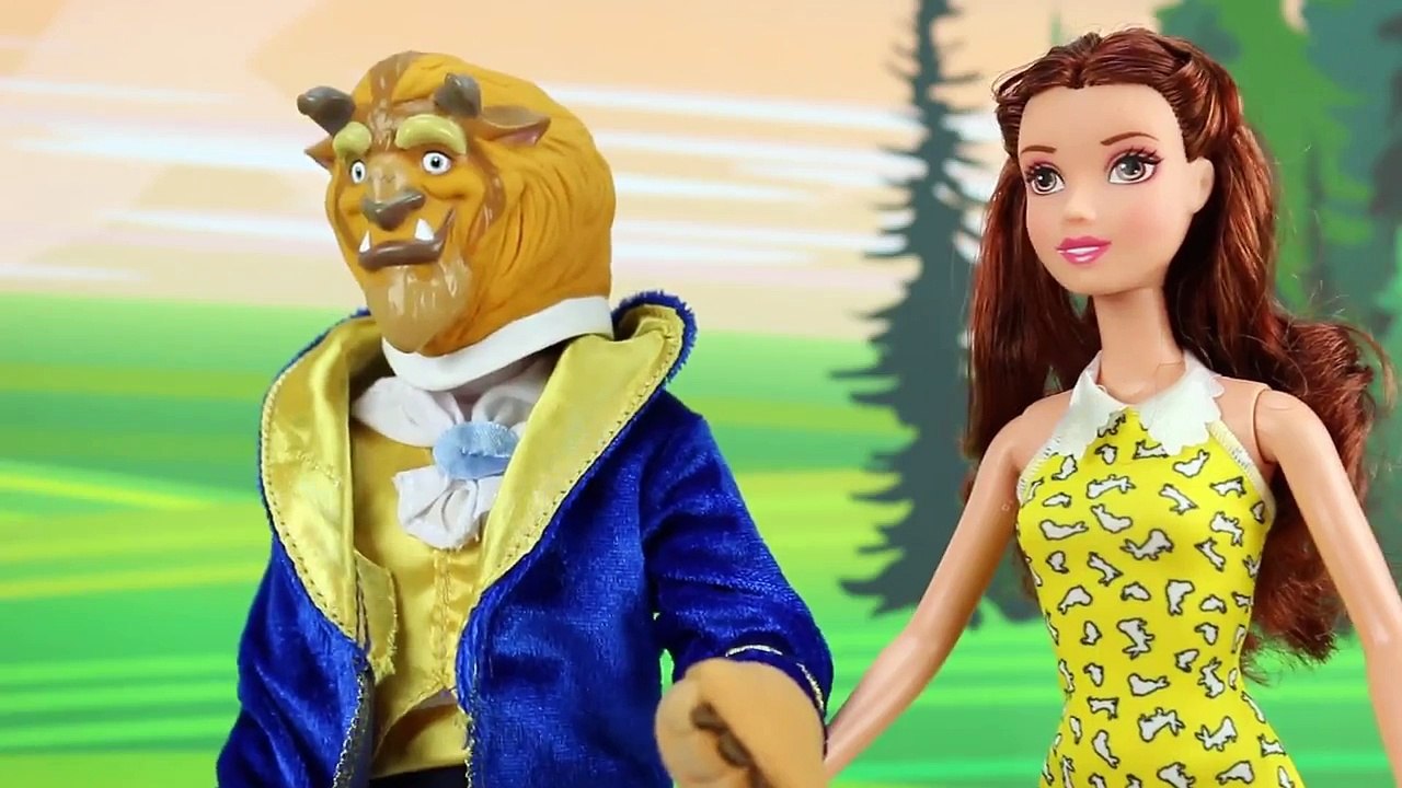Anna and Elsa Become Mermaids to Rescue Belle Kidnapped by Gaston. DisneyToysFan