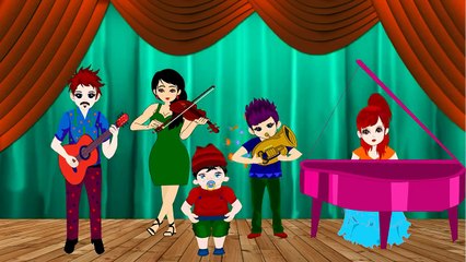 Finger Family Rhymes | Rock Style Finger Family | Nursery Rhyme With lyrics HD