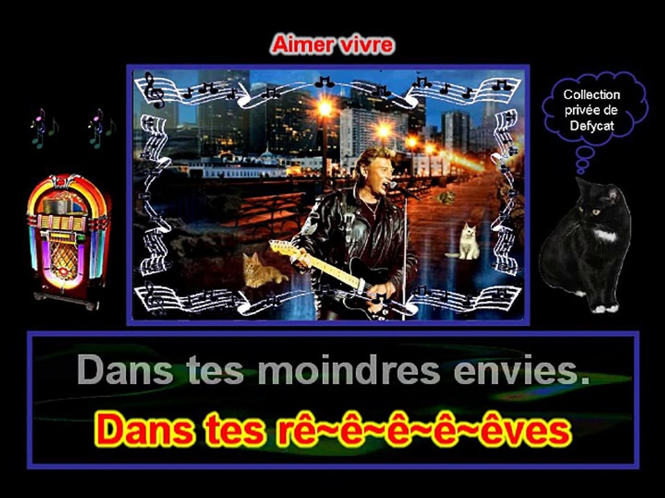 Johnny Hallyday - Aimer vivre (Tour Eiffel 2000).