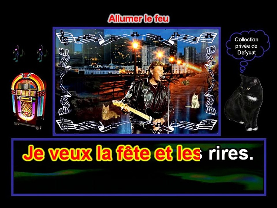 Johnny Hallyday - Allumer le feu (Stade de France 2009).