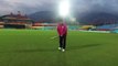 Aleem Dar (Umpire) - Showing great techniques of batting