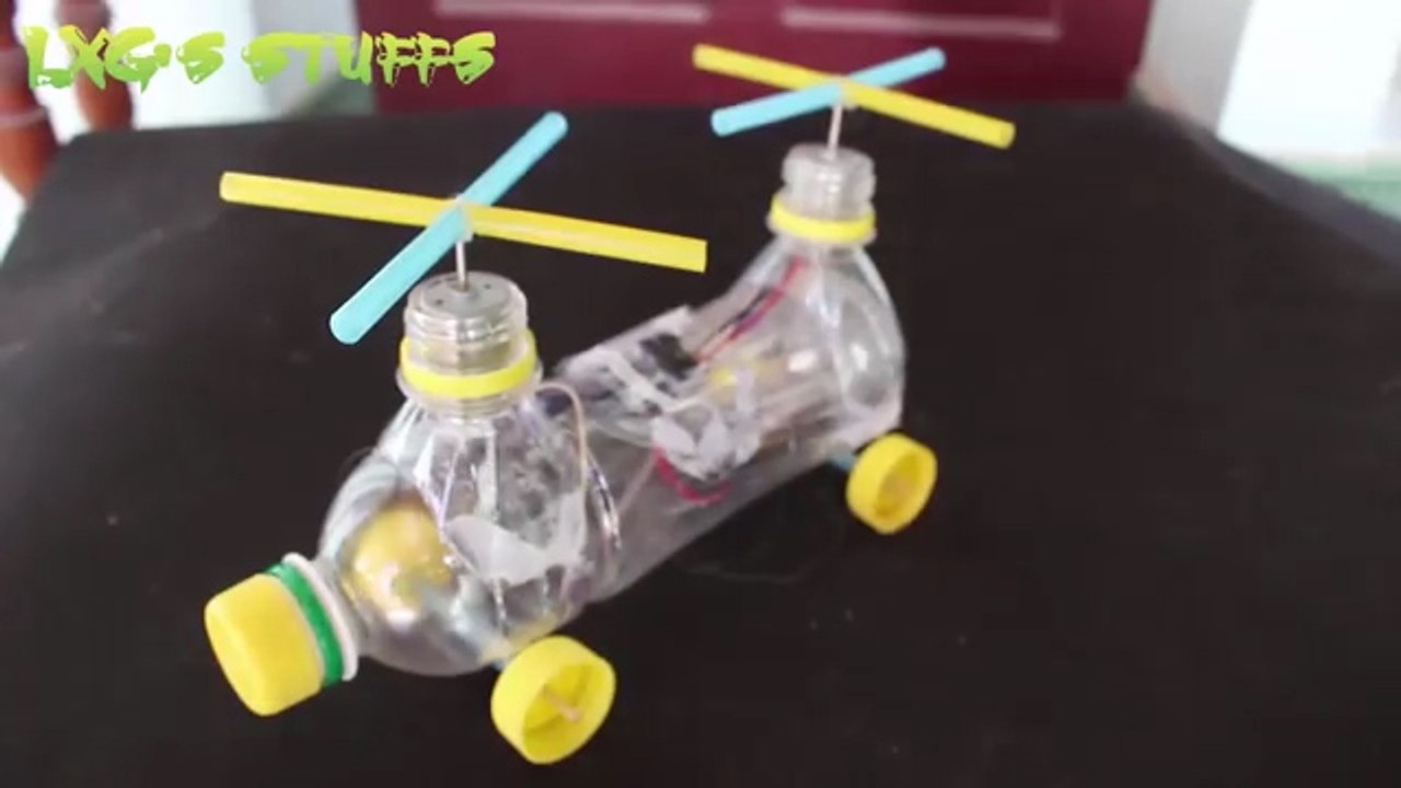 How to make a  helicopter at home
