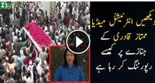 International Media Report On Mumtaz Qadri Funeral