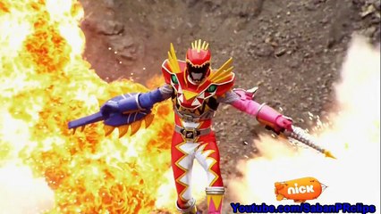 Power Rangers Super Dino Charge Ep 6 - Forged Under Fire - TriAnklyo Formation